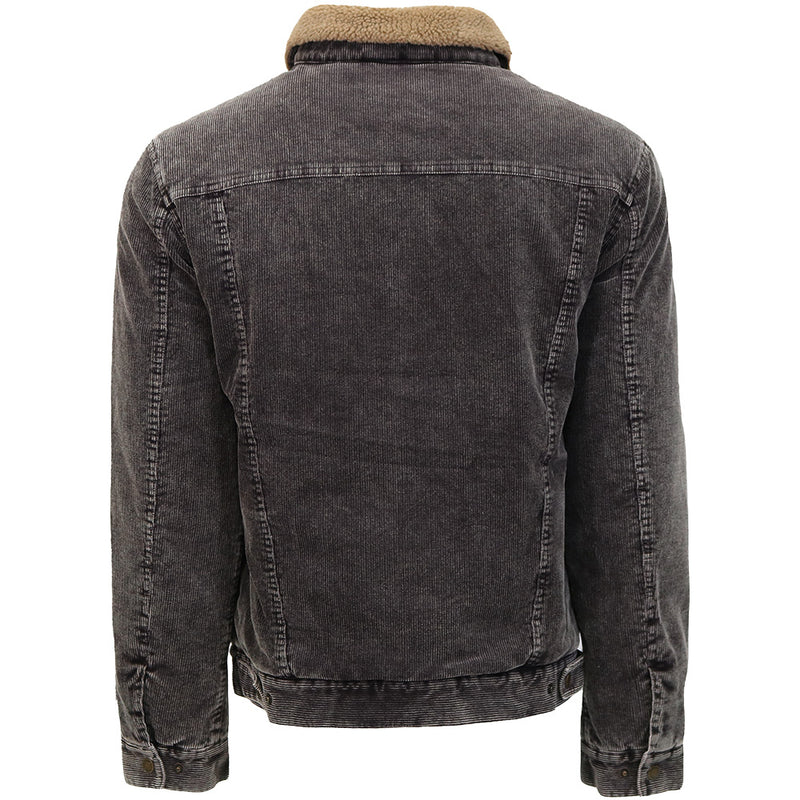 Mesquite Corduroy Jacket Grey w/Tan Sherpa