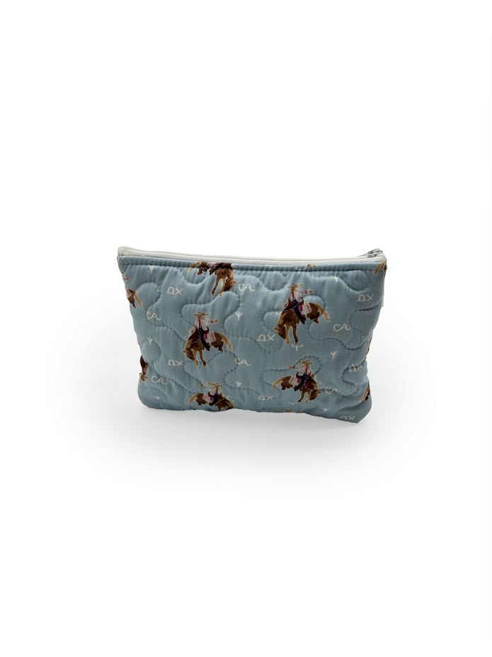 Ida Mae Small Quilted Makeup Bag