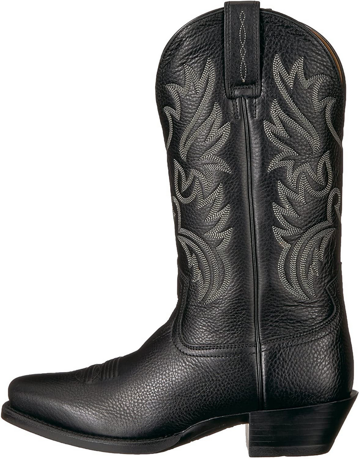 Legend Black Deertan Western Boot
