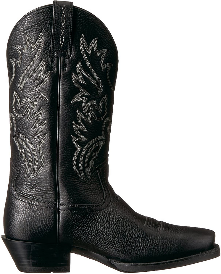 Legend Black Deertan Western Boot