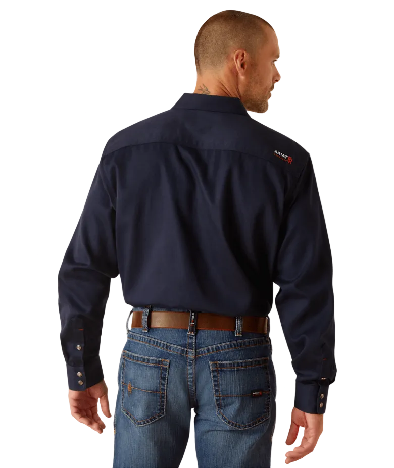 FR Solid Classic Fit Snap Work Shirt