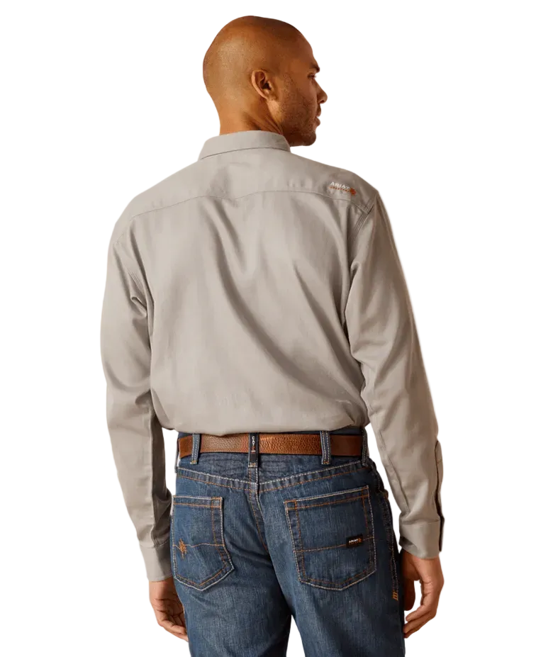 FR Solid Classic Fit Snap Work Shirt
