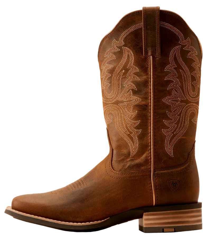 Olena Wide Square Toe Western Boot