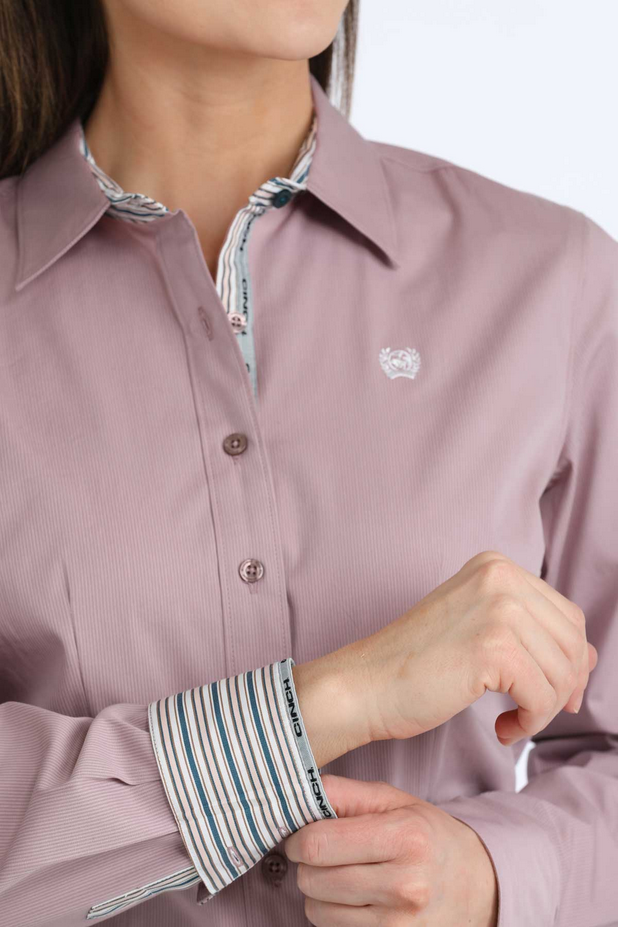 Cinch Women’s Arena Fit Stretch Button Down Western Shirt