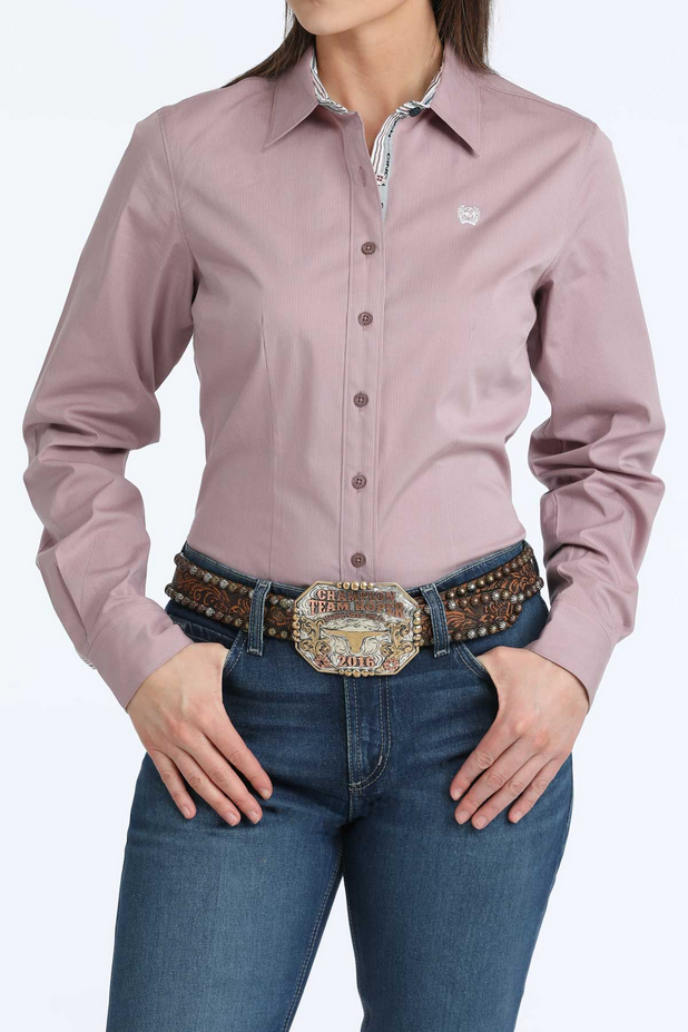 Cinch Women’s Arena Fit Stretch Button Down Western Shirt