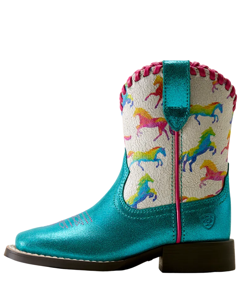 YTH Skydancer Wide Square Toe Western Boot