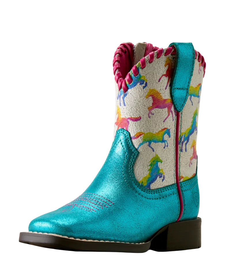 YTH Skydancer Wide Square Toe Western Boot