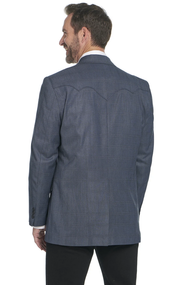 Mens Sports Coat Slate Blue