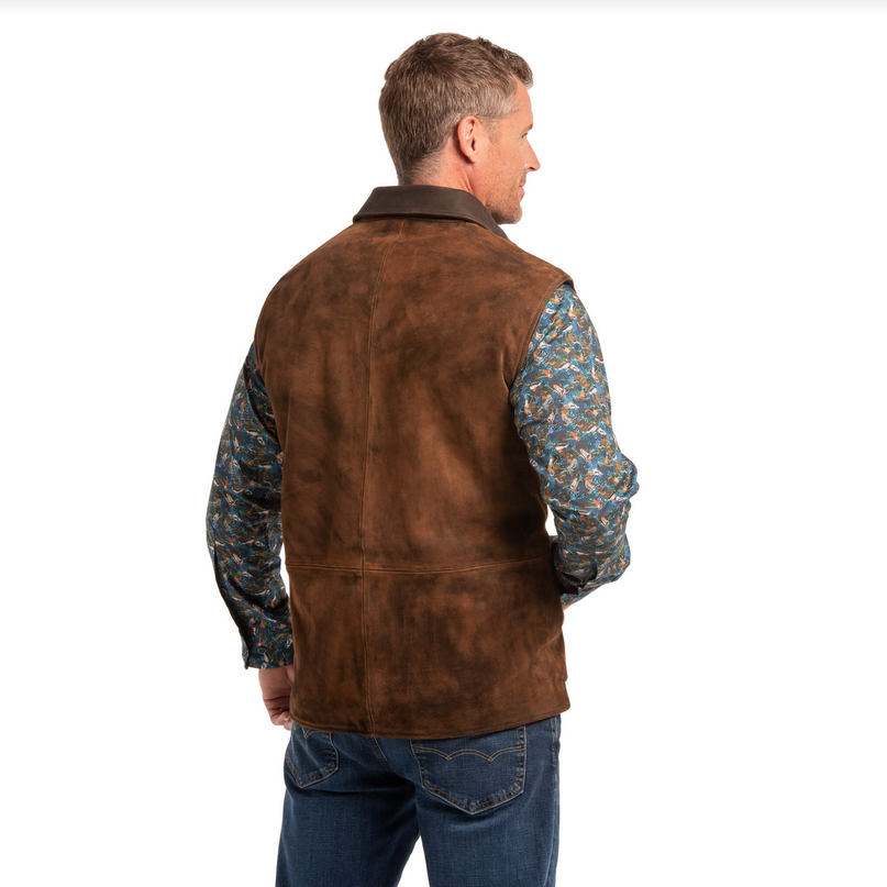 Memphis Goat Nubuck & Wool Lightweight Reversible Vest