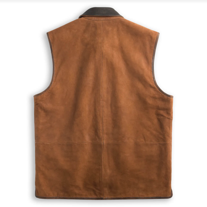 Memphis Goat Nubuck & Wool Lightweight Reversible Vest