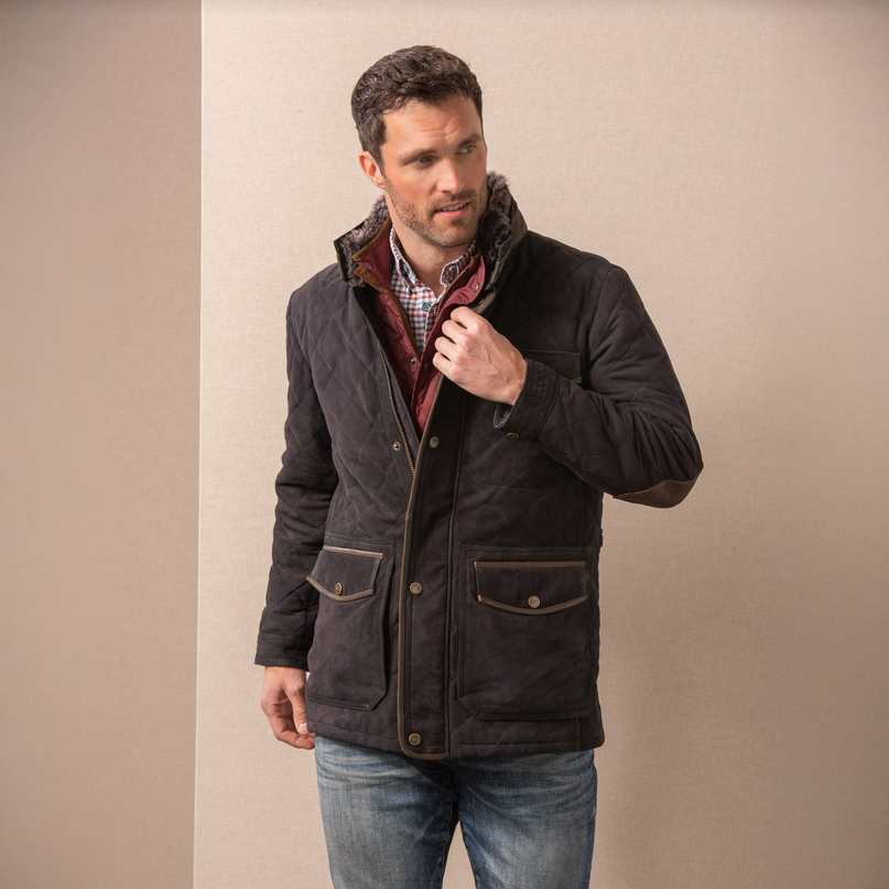Sedona Waxed Goat Suede Leather Jacket