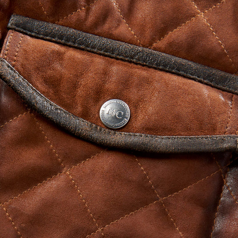 Sedona Waxed Goat Suede Leather Jacket