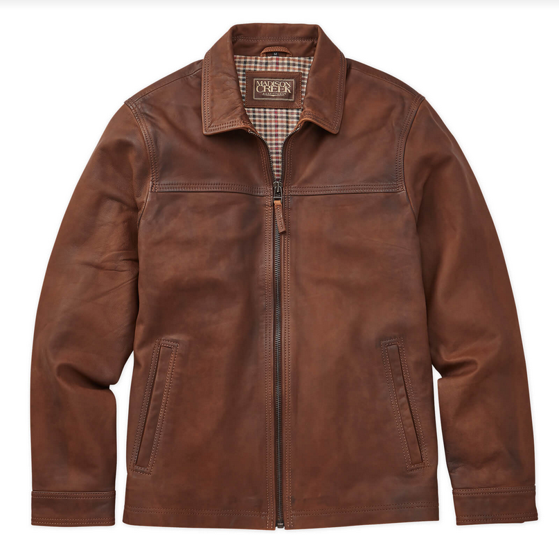 Hickory Leather Lightweight Sheepskin Jacket