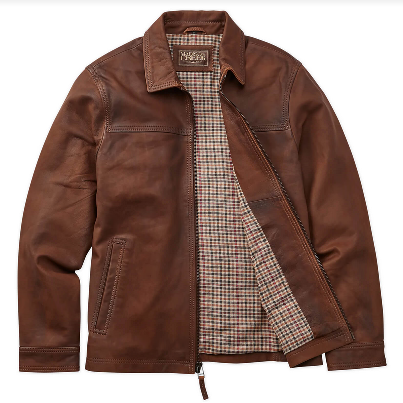 Hickory Leather Lightweight Sheepskin Jacket