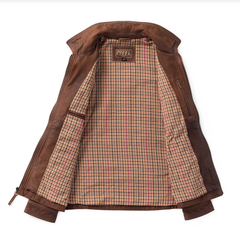 Hickory Leather Lightweight Sheepskin Jacket