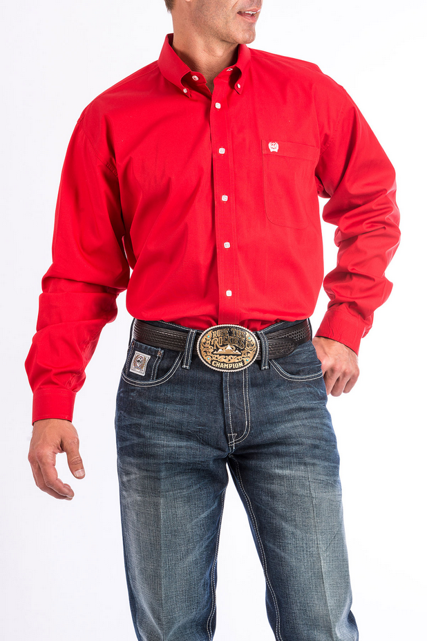 Men’s Solid Classic Fit Button-Down