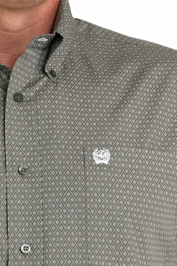 Men’s Classic Fit Button-Down Western Shirt