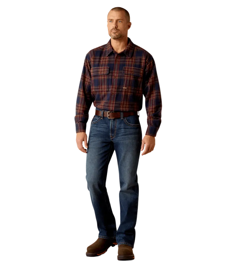 Rebar Heavy Flannel Work Shirt