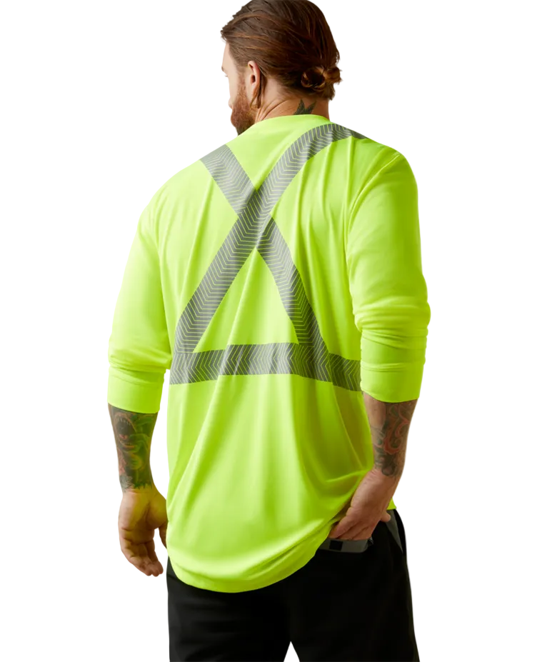 Men's Rebar Hi-Vis ANSI Long Sleeve T-Shirt