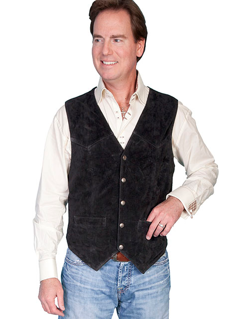 Leather Snap Vest