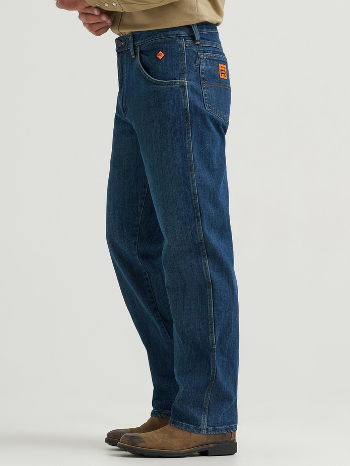 Wrangler® FR Stretch Denim 5 Pocket Jean - Midstone