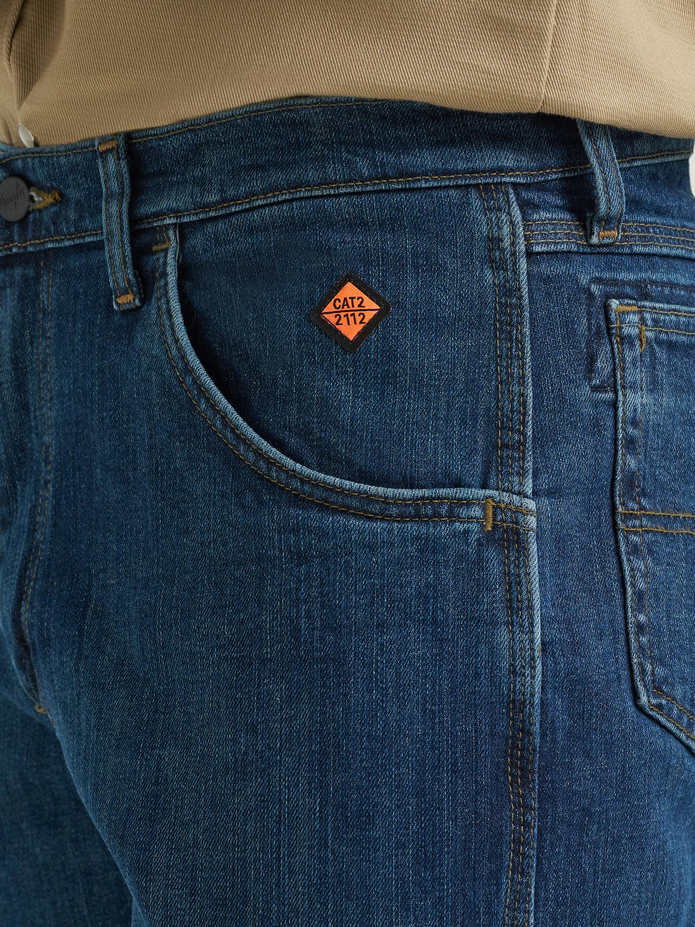 Wrangler® FR Stretch Denim 5 Pocket Jean - Midstone
