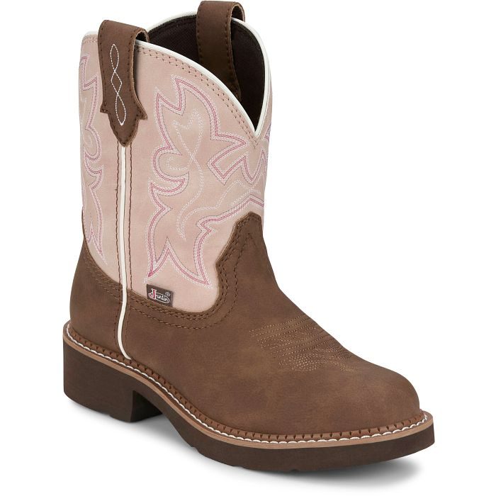 Kay 8" Western Boot - Pink