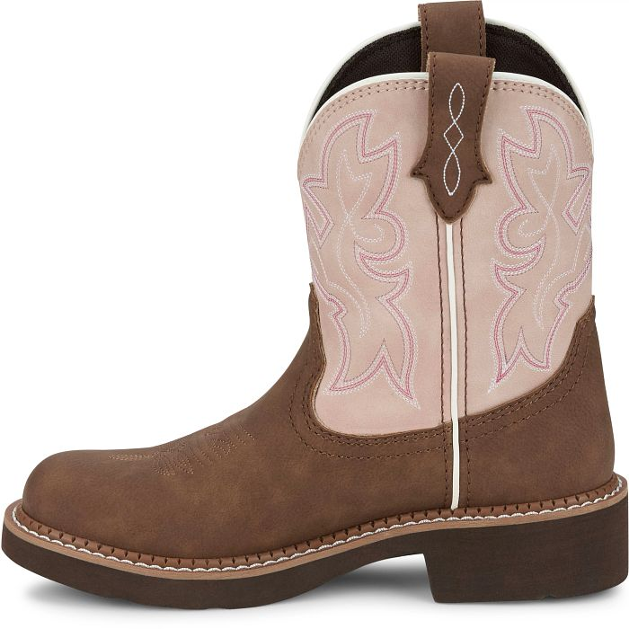 Kay 8" Western Boot - Pink