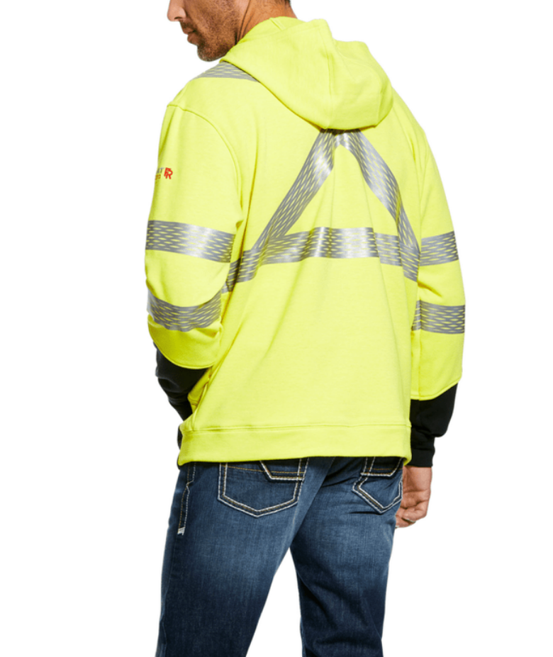 FR Hi-Vis Full Zip Hoodie