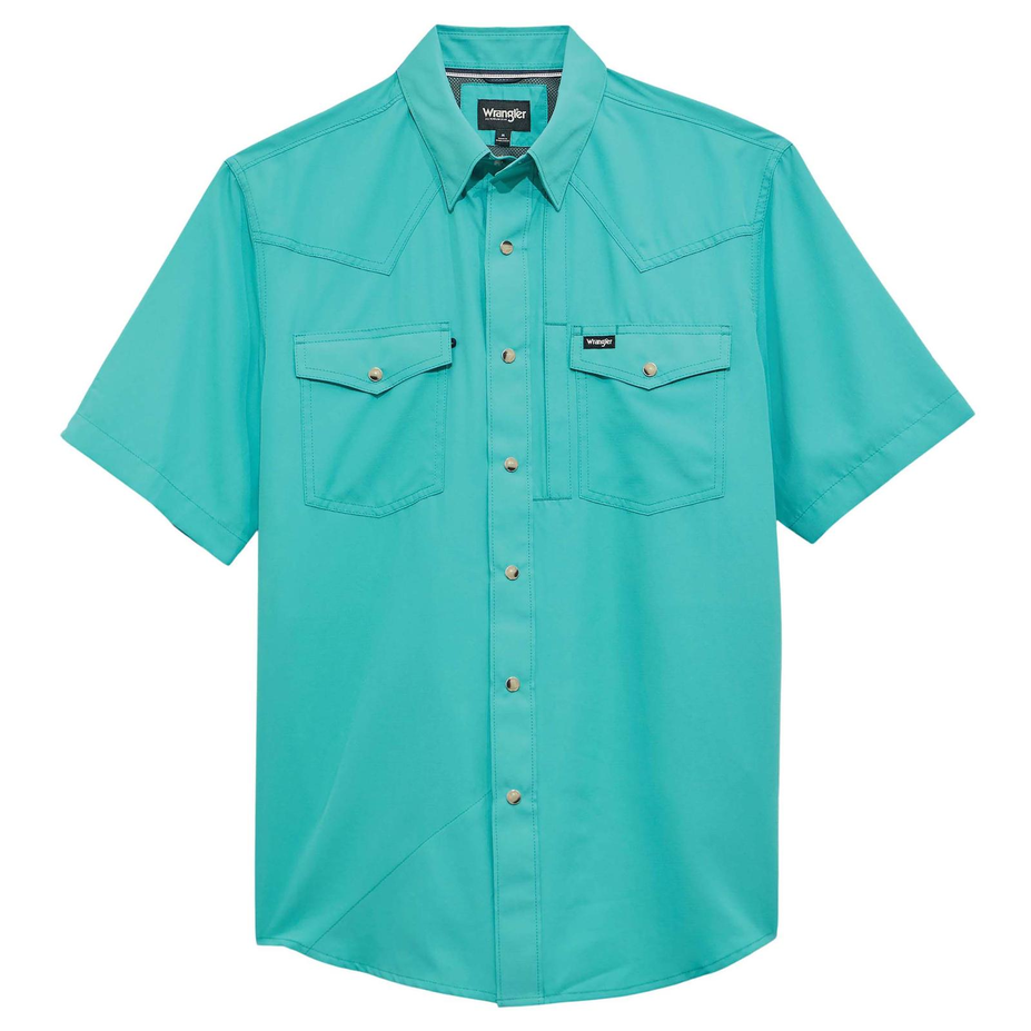 ATG -x- Wrangler SS Performance Shirt Aqua