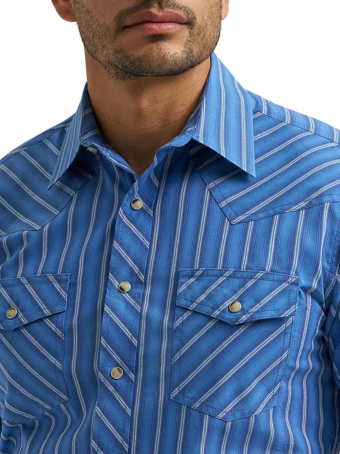 Wrangler® 20X® Competition Advanced Comfort Long Sleeve Shirt  - Navy