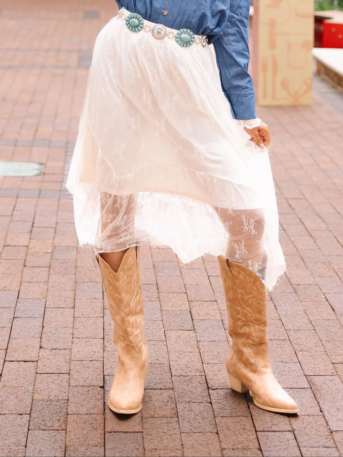 Lace Skirt Ivory