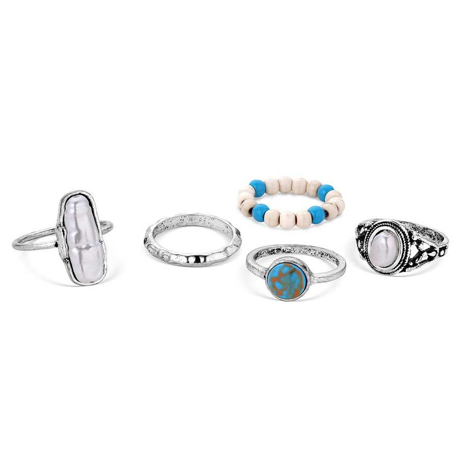 Ivory Skies Ring Set