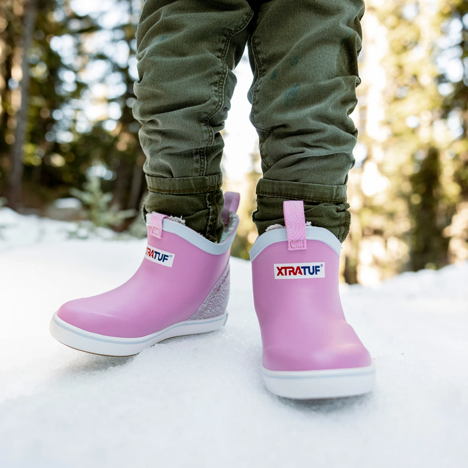 Big Kids Trolling Pack Fleece Lined Ankle Deck Boot