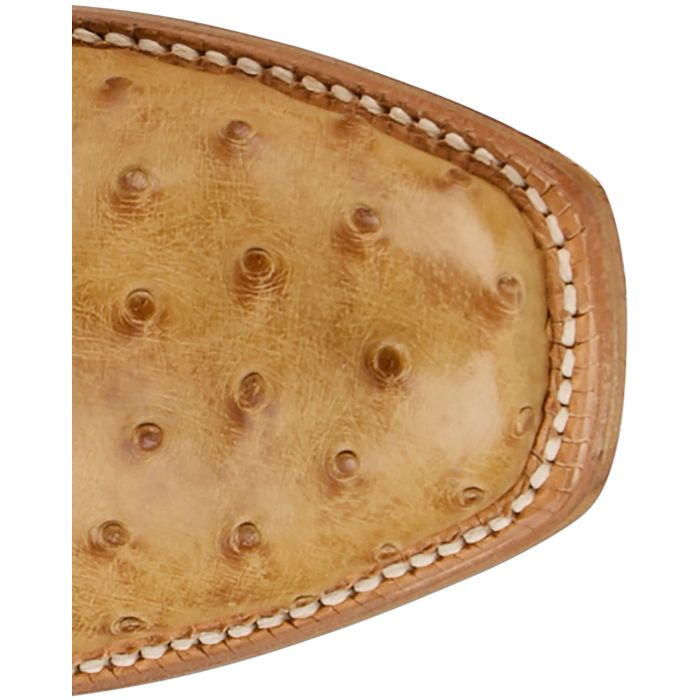Zaire 13" Full Quill Ostrich Boot - Tan