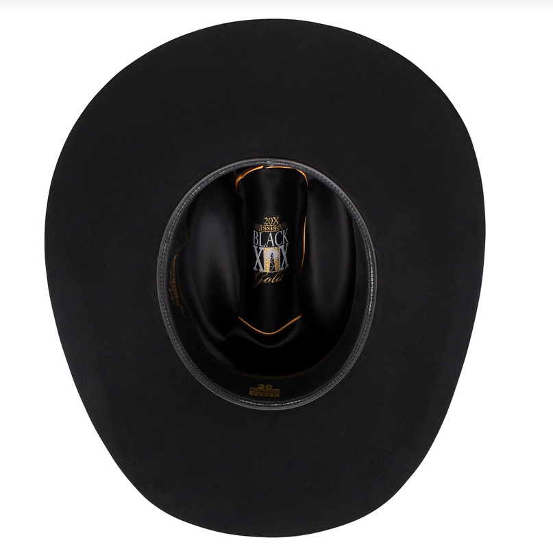Black Gold 20X Fur Felt Cowboy Hat