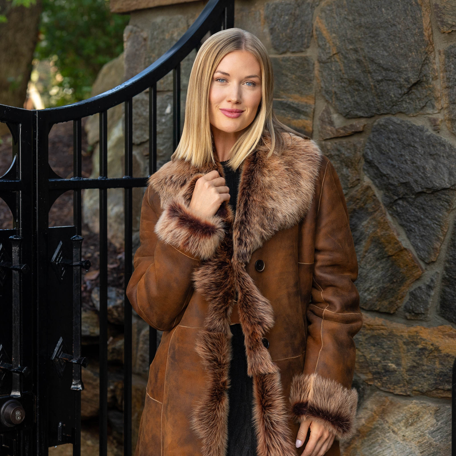 Park City Toscana Lambskin Shearling Coat
