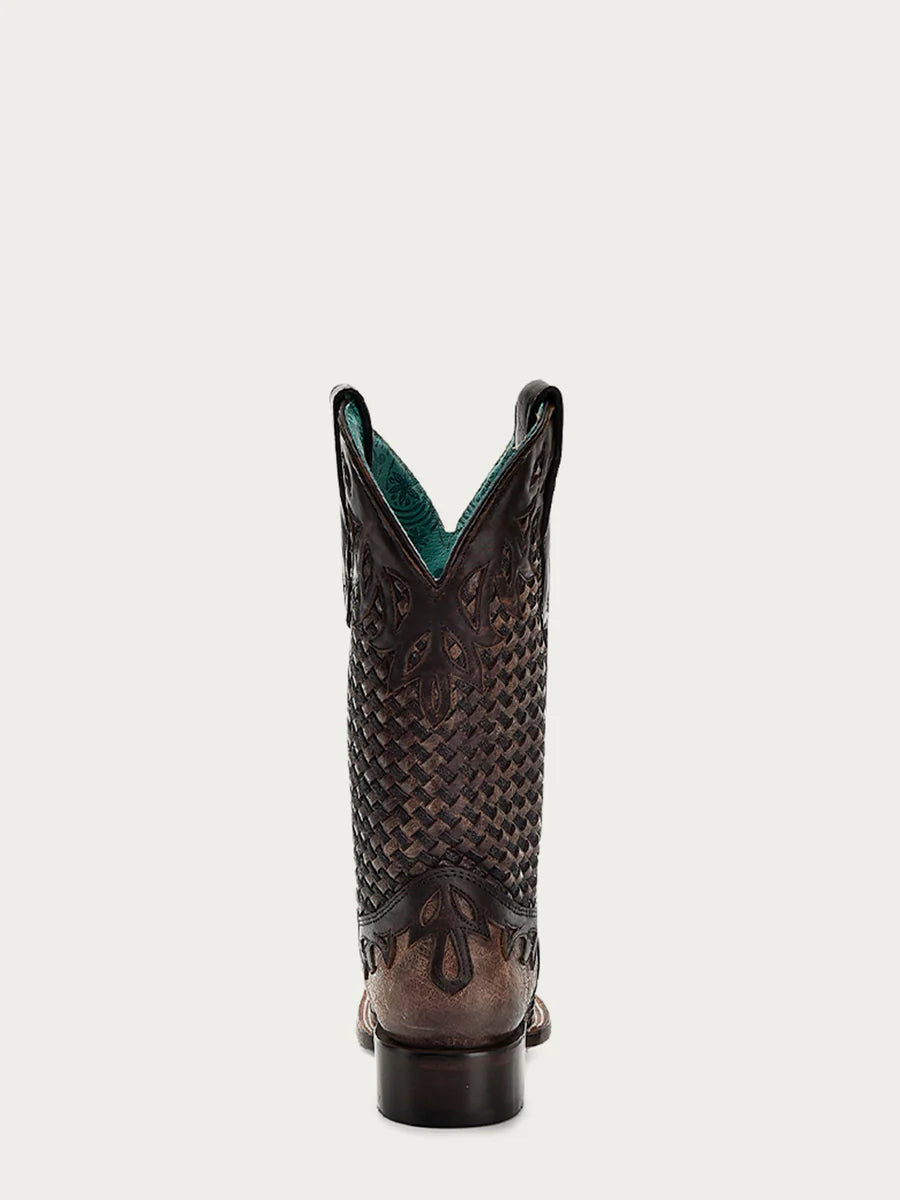 A4526-WOMENS_CHOCOLATE_GLITTER_WOVEN_OVERLAY_SQUARE_TOE_COWBOY_BOOT_4_900x