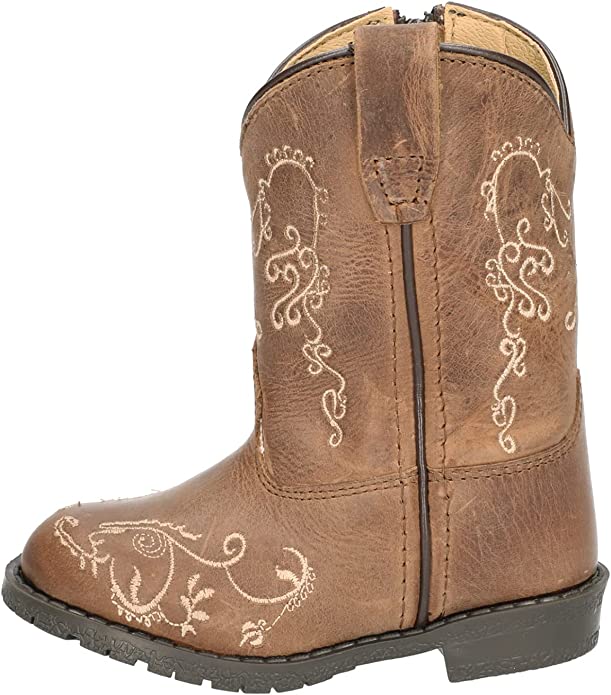 Toddler Hopalong Brown Waxed Distressed Boot
