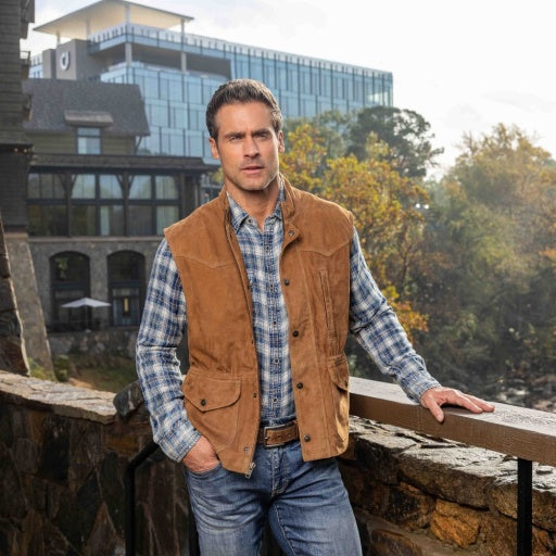 Bandera Goat Suede Leather Vest