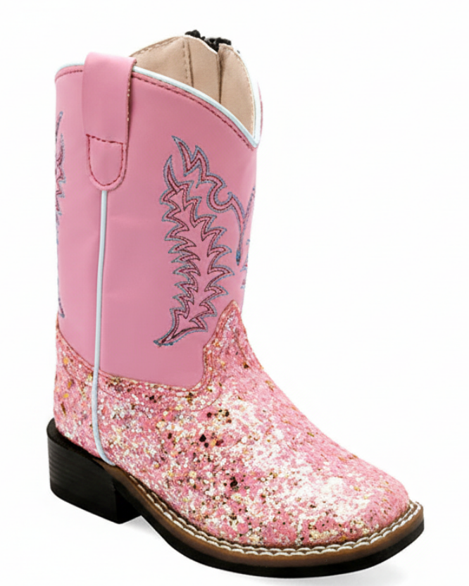 VB1085 Toddler Pink Glitter Boot