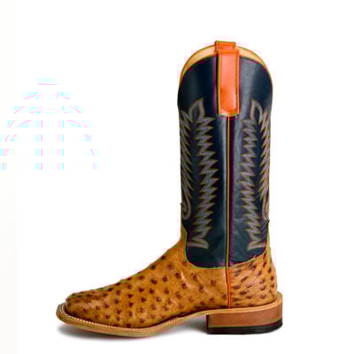 Brandy Bruciato Full Quill Ostrich Boot - S3016