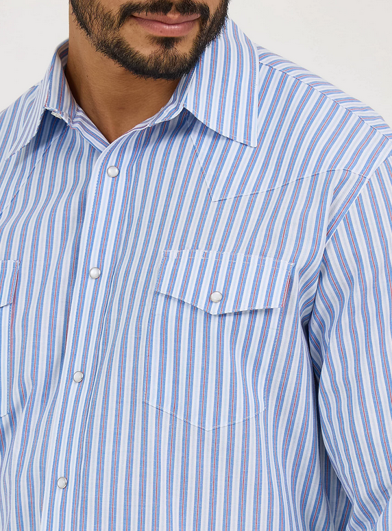 Screenshot 2025-05-21 at 11-57-55 Men's Wrinkle Resist Long Sleeve Western Snap Stripe Shirt
