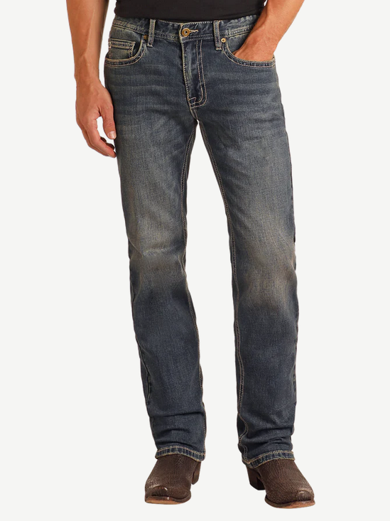Screenshot 2025-05-22 at 09-59-13 Men's Hooey Slim Fit Rope Stitch Straight Leg Jeans Rock & Roll Denim