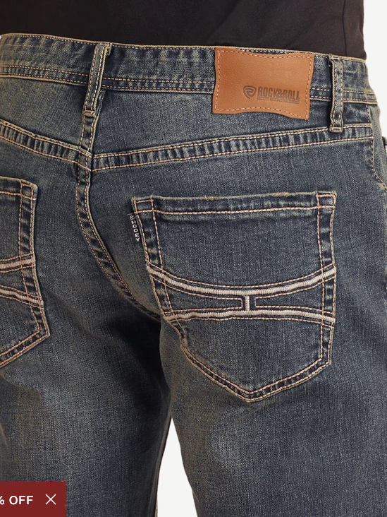 Screenshot 2025-05-22 at 09-59-17 Men's Hooey Slim Fit Rope Stitch Straight Leg Jeans Rock & Roll Denim
